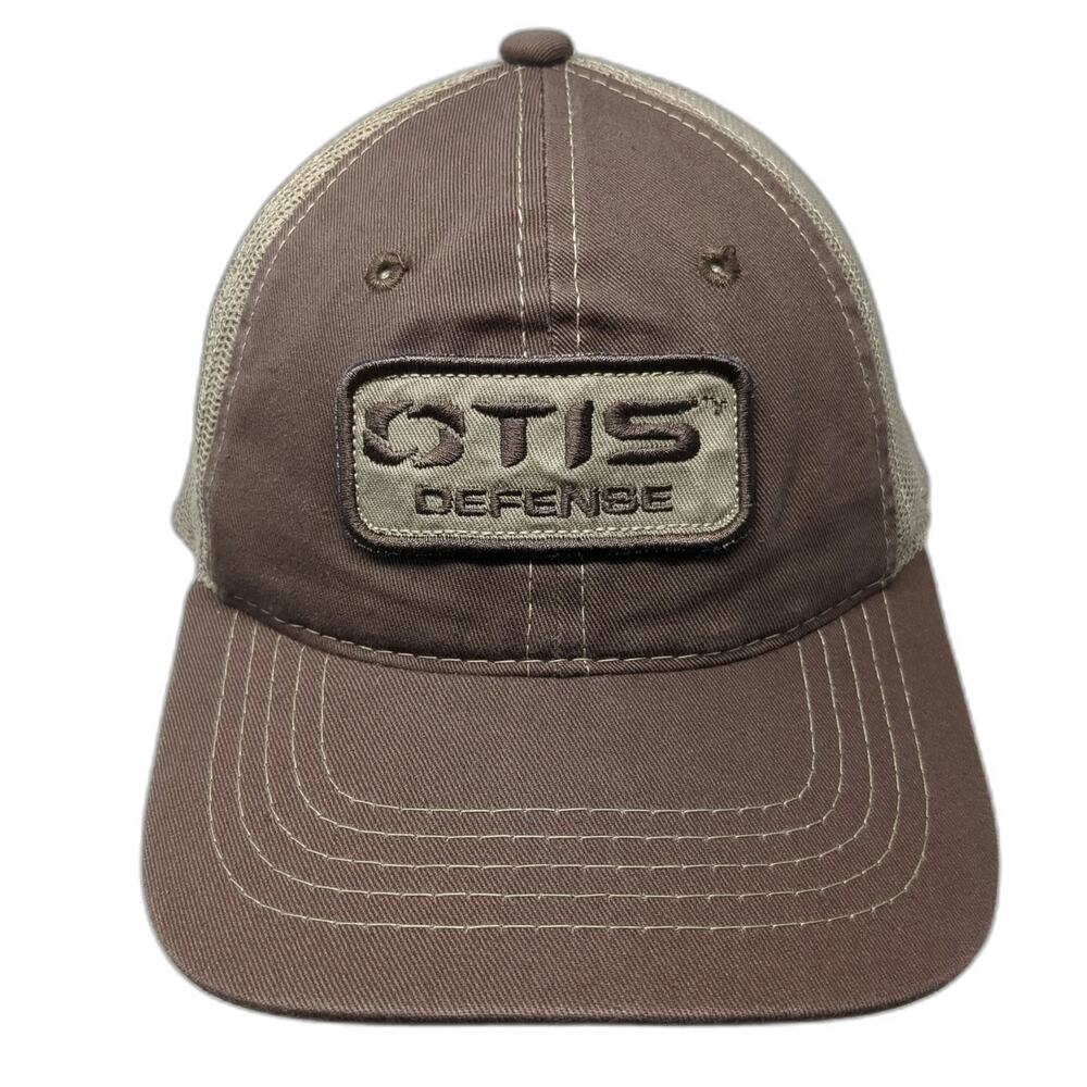 Bretton Baseball Cap Brown One Size Otis Defense Trucker Mesh Strapback Hat Gun